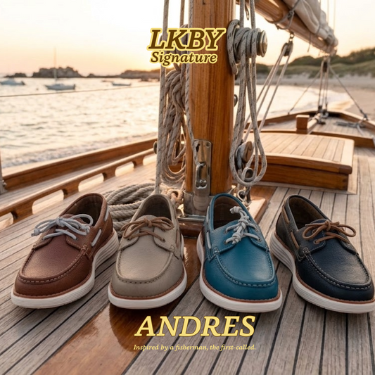 ANDRES MEN'S MODERN TOPSIDERS